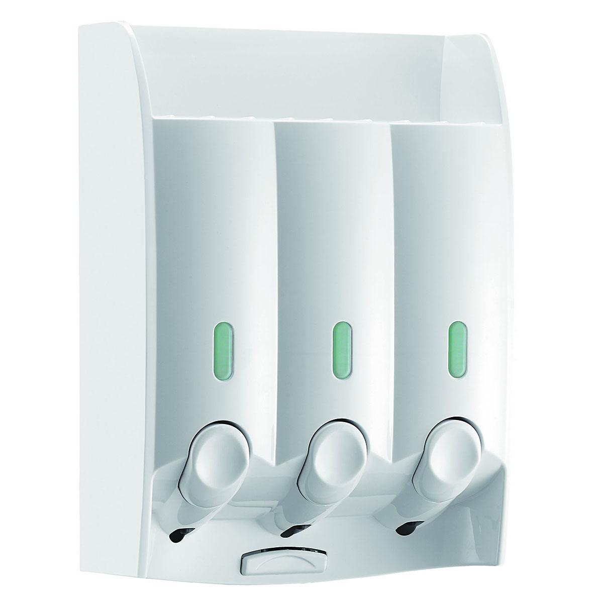 Caddy Dispenser 380ml Shower Caddy Dispenser x 3 Chambers Automatic